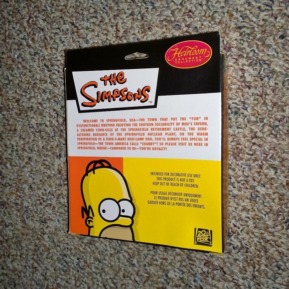 The Simpsons 3-Piece Christmas Ornament Set - Picture 4 of 5